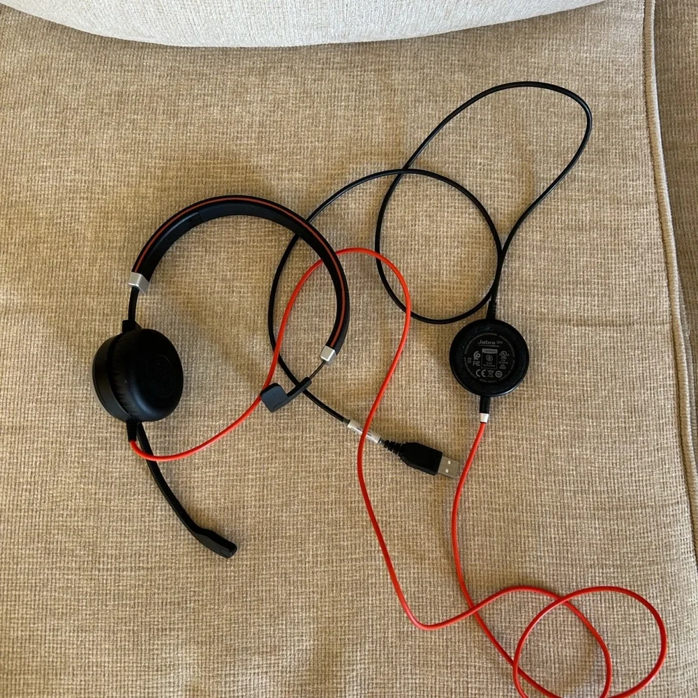 Jabra ENC010 USB Wired Headset Single Ear Noise canceling microphone